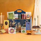ROYAL HAND PAINTED MAGAZINE STAND GIFT HAMPER